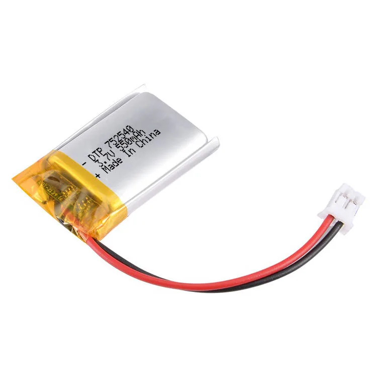 Dtp Rechargeable 3.7V 752540 High Rate Lipo Polymer Battery